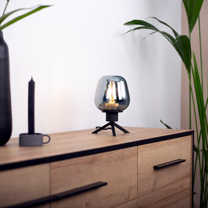 Driepoot glazen tafellamp Steinhauer Reflexion – afbeelding 2