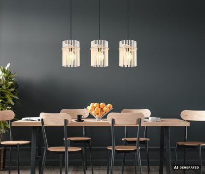 Candelabru mare de sticlă de culoare nisipoasă cu 3 lumini – imaginea 8