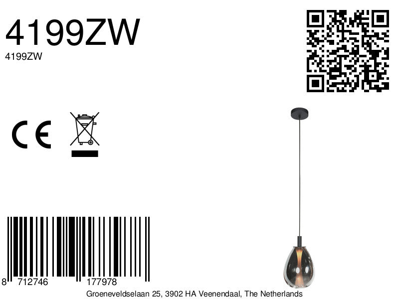 compacte-hanglamp-zwart-met-smoke-glas-steinhauer-glimsy-variant-image8a