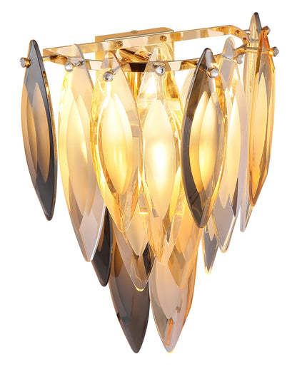 Aplique de cristal dourado acolhedor – imagem 5