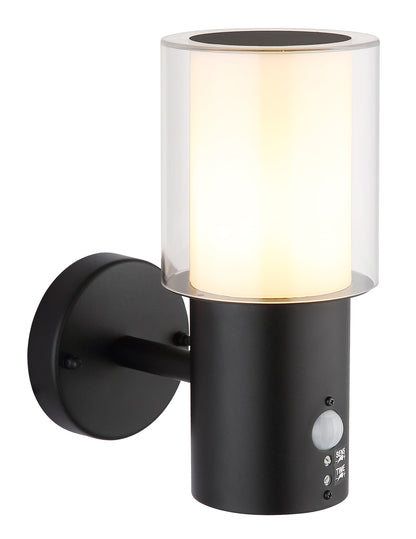 Lampada da esterno in acciaio inossidabile nera raffinata – immagine 5