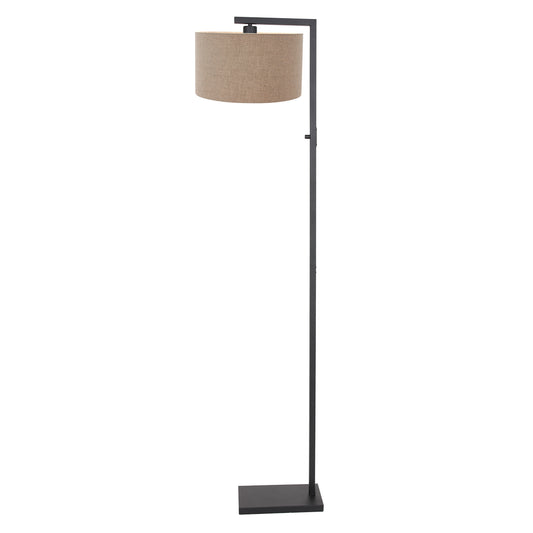 zwarte-vloerlamp-met-beige-kap-steinhauer-stang-main-image
