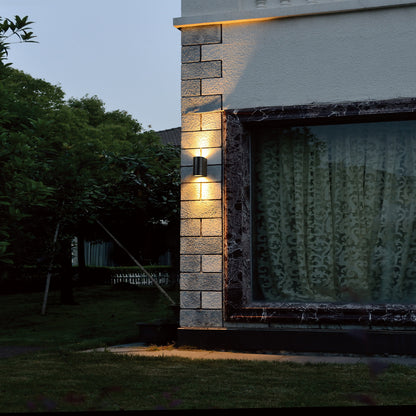 Moderne zwarte GU10 buitenwandlamp Steinhauer – afbeelding 2