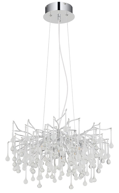 Pequena candelabro de metal cromado – imagem 1
