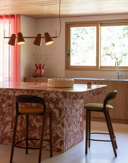 Lampadario a 3 luci in metallo terracotta caldo It's About RoMi Salamanca – immagine 9