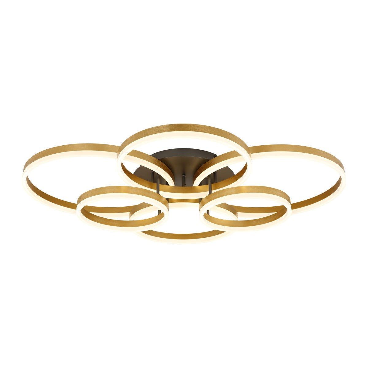 Екстра голям черен алуминиев LED ceiling lamp