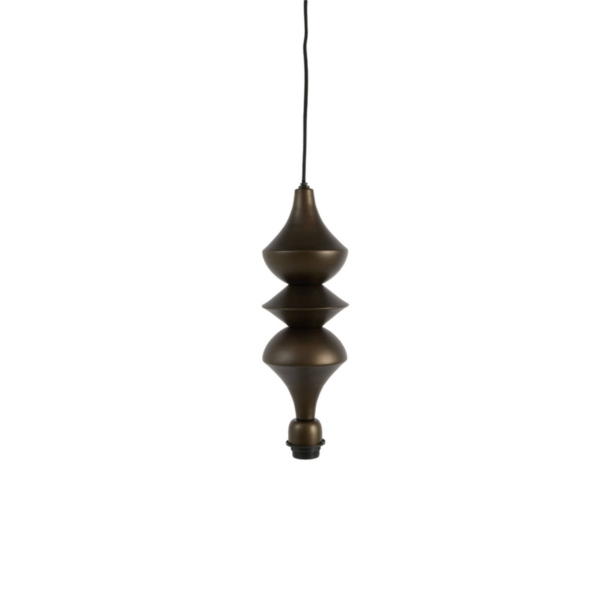 Lampada a sospensione in metallo bronzo senza tempo Light & Living Siota