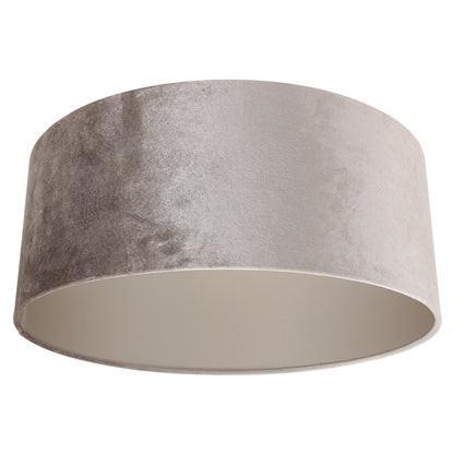 moderne-zilveren-velours-lampenkap-steinhauer-main-image