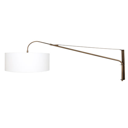 bronzen-wandlamp-met-wit-linnen-kap-steinhauer-elegant-classy-variant-image1