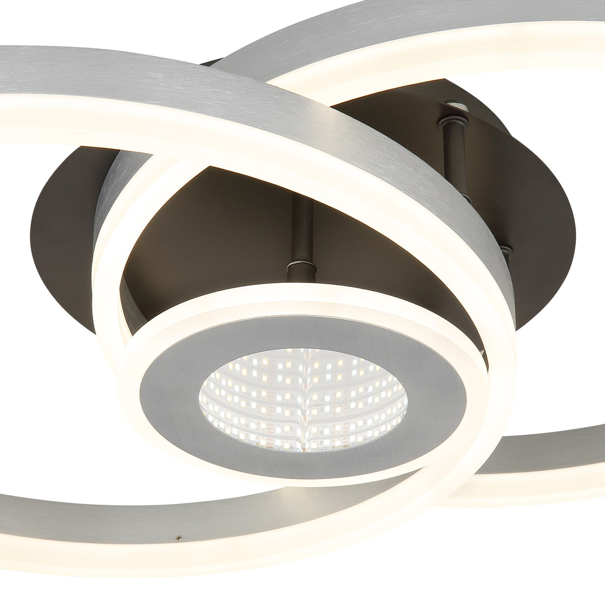 Střední hliníková LED stropní lampa – obrázek 3