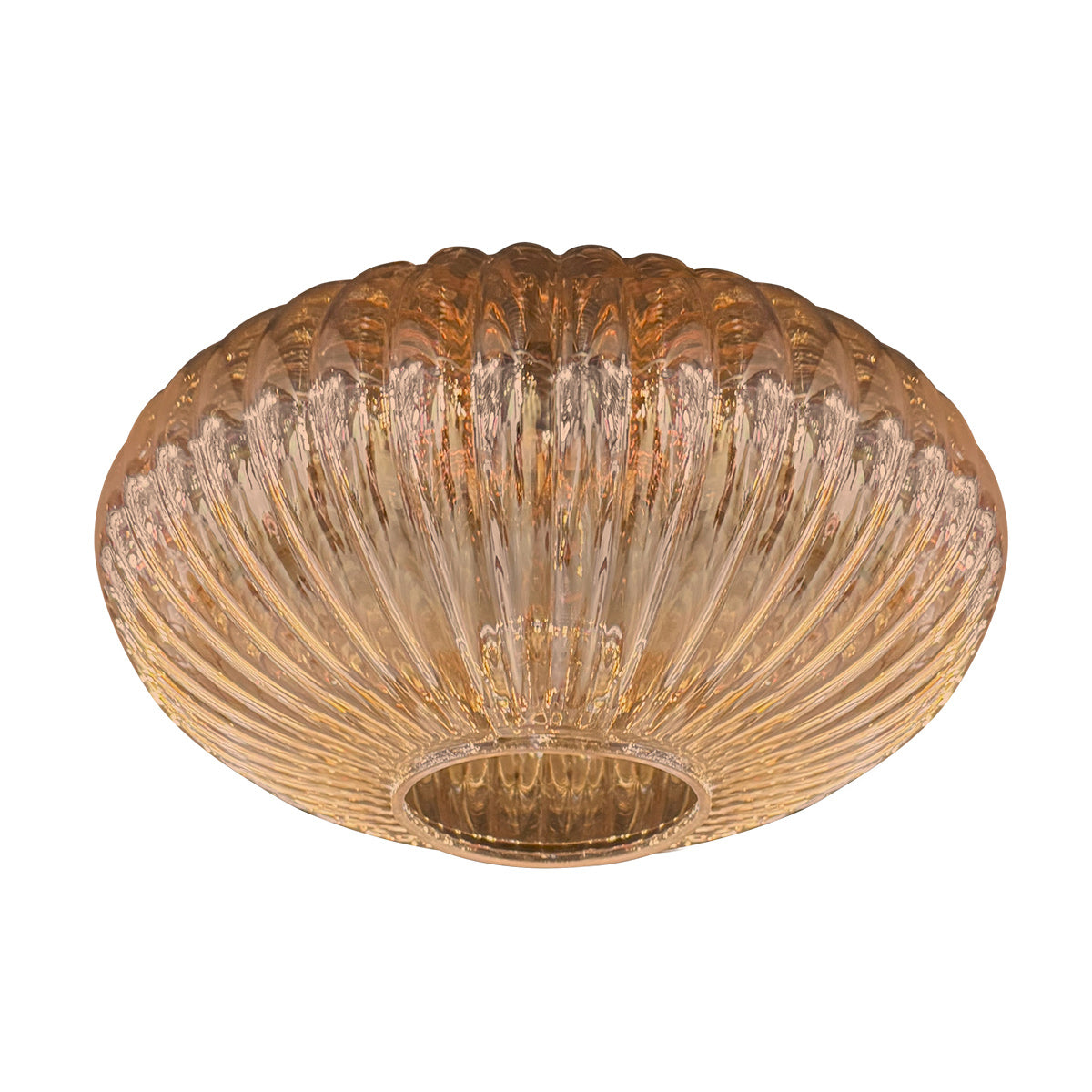 Lampada a sospensione Mexlite Aurelio a 5 luci in vetro ambrato – immagine 6