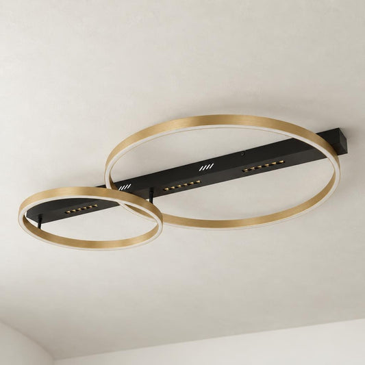 Globo Luffy Black LED Ceiling Light – lifestyle image