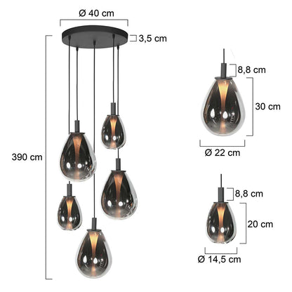 ronde-zwarte-hanglamp-met-5-druppelvormige-smoke-glazen-steinhauer-glimsy-variant-image7
