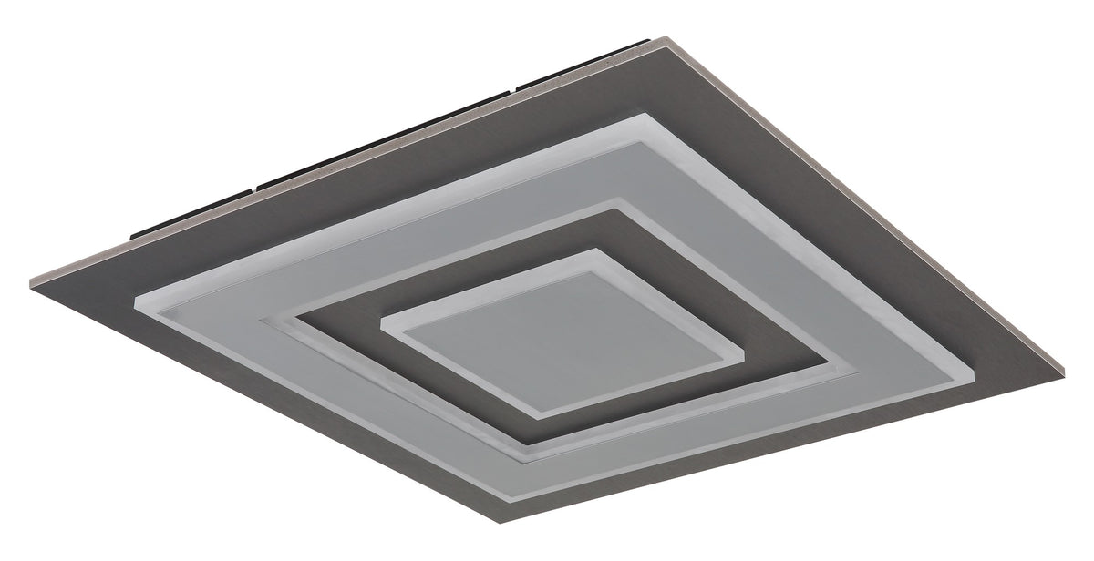 Pequena luz de teto LED de plástico em antracite – imagem 1