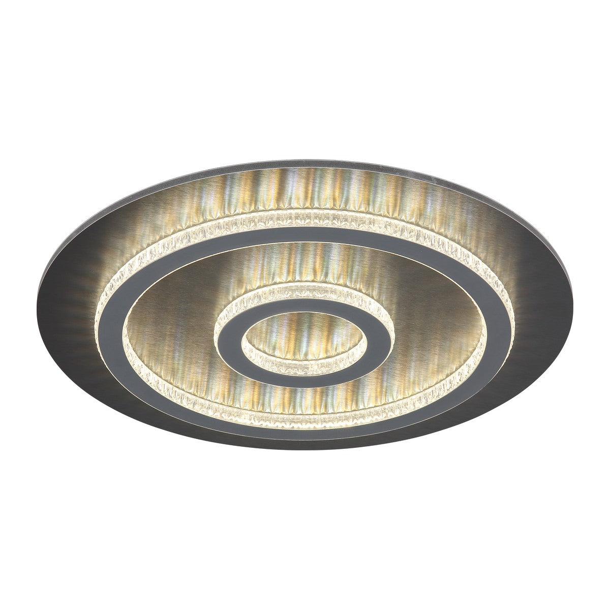Pieni musta metallinen LED-kattovalaisin