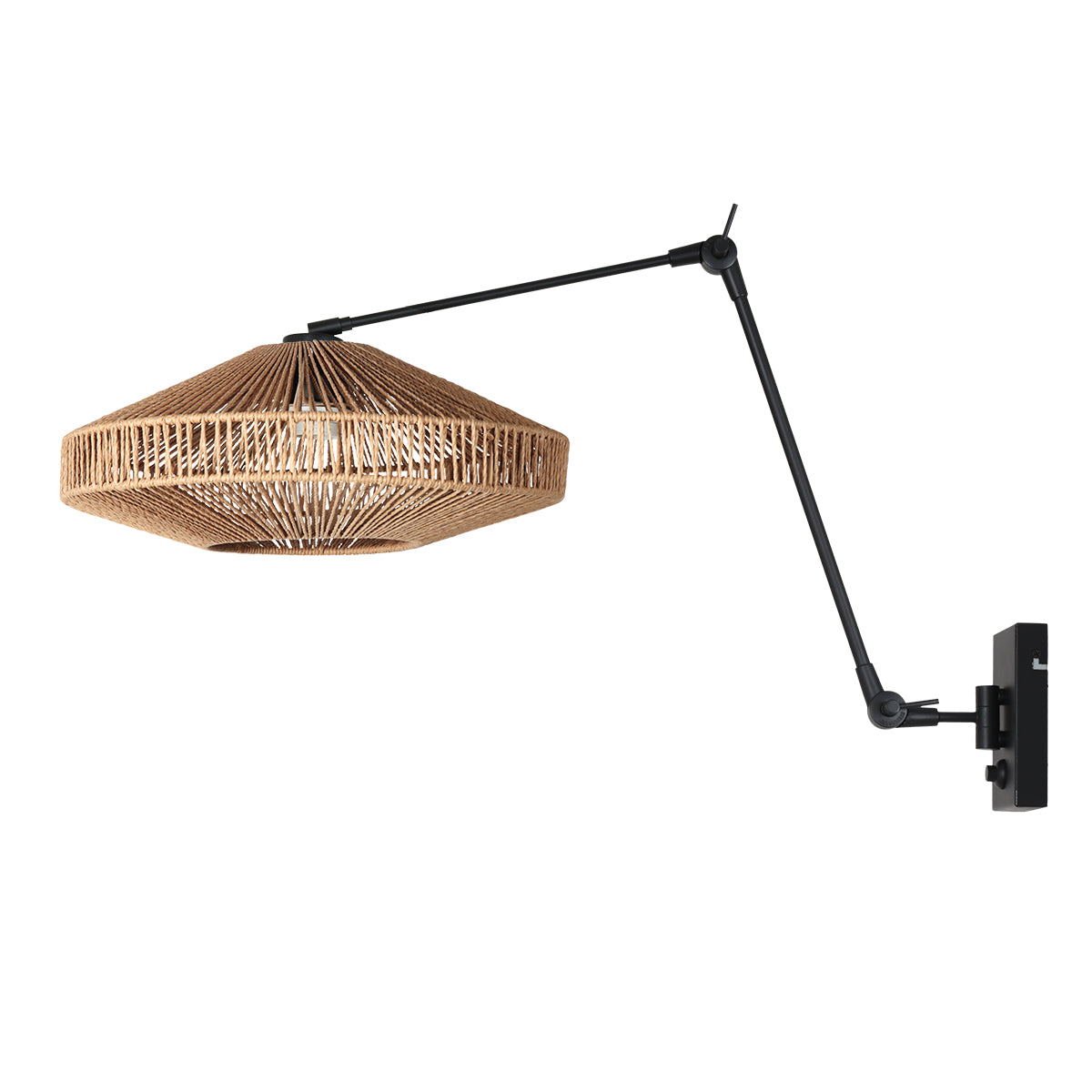 zwarte-wandlamp-met-touwlampenkap-steinhauer-prestige-chic-variant-image1