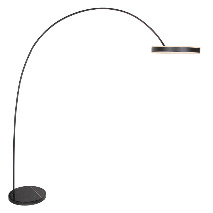moderne-zwarte-booglamp-marmerlook-voet-en-dimbare-led-ring-mexlite-luna-arc-main-image