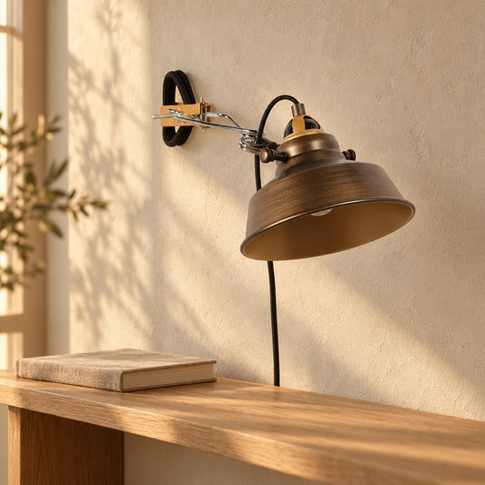 bronzen-klemlamp-wandlamp-met-draaibare-kap-mexlite-nove-ai-sfeer_image