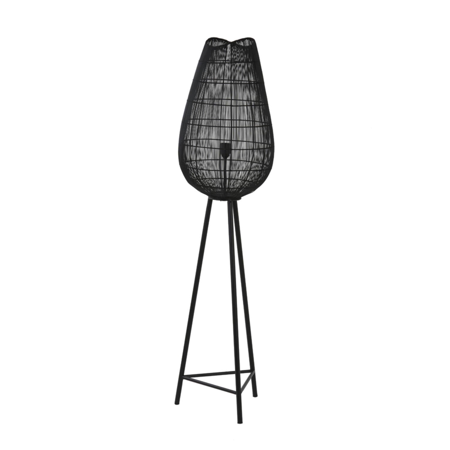 zwarte-staande-driepootlamp-met-ovale-draadkap-light-living-yumi-main-image