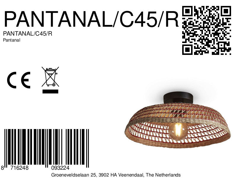 zeegras-plafondlamp-koepel-naturel-rood-good-mojo-pantanal-variant-image8a