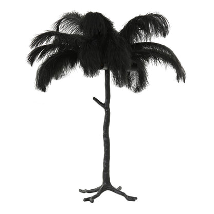 moderne-zwarte-tafellamp-struisvogelveren-light-living-feather-main-image
