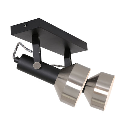 dubbele-lantaarnvormige-zwart-stalen-spot-mexlite-acier-main-image