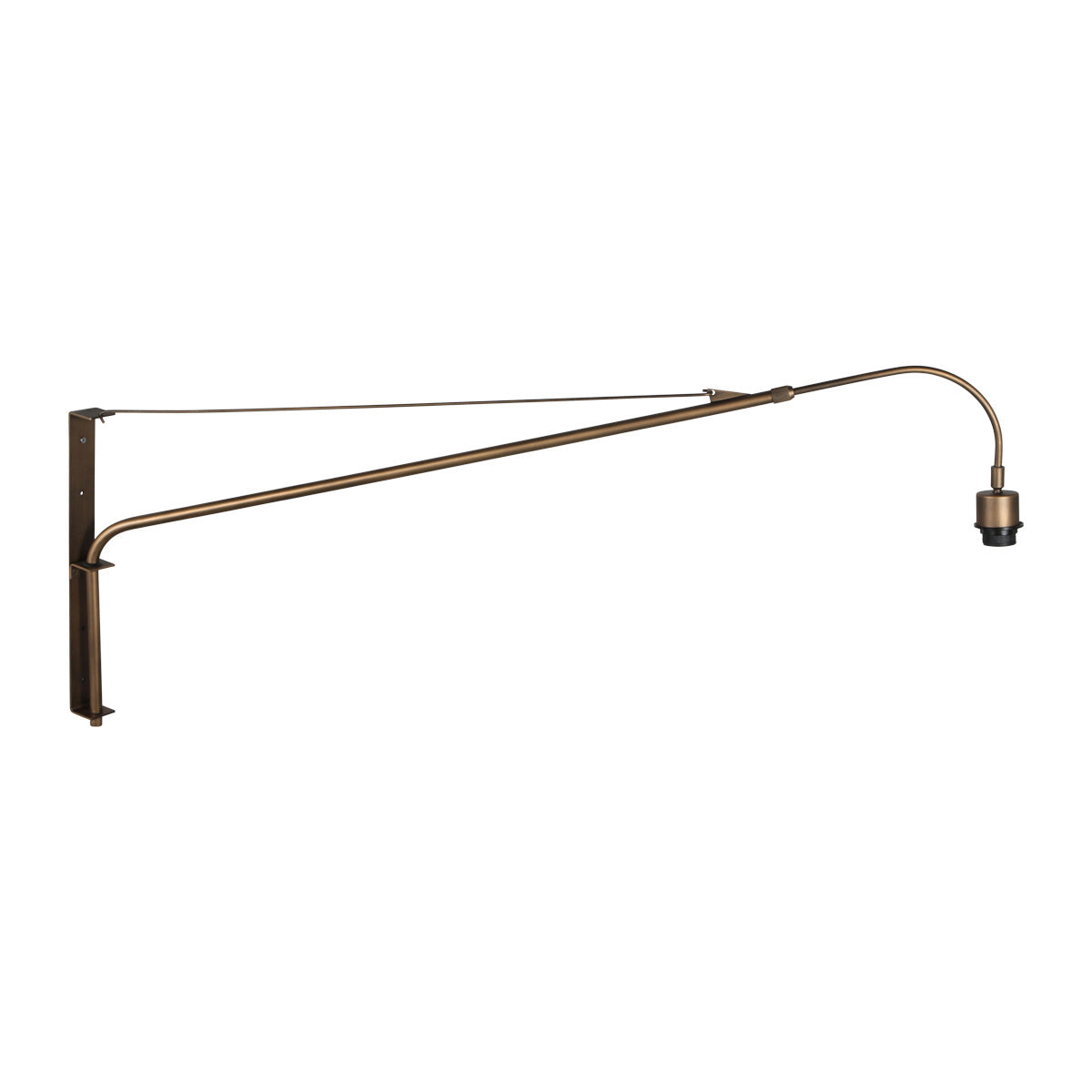 Izvlačna zidna lampa Steinhauer Elegant Classy brončana E27 – slika 1