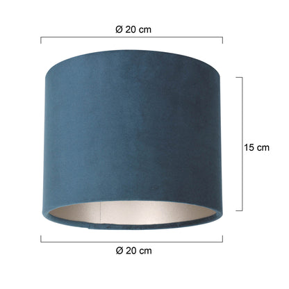 moderne-blauwe-velours-lampenkap-steinhauer-1-variant-image7