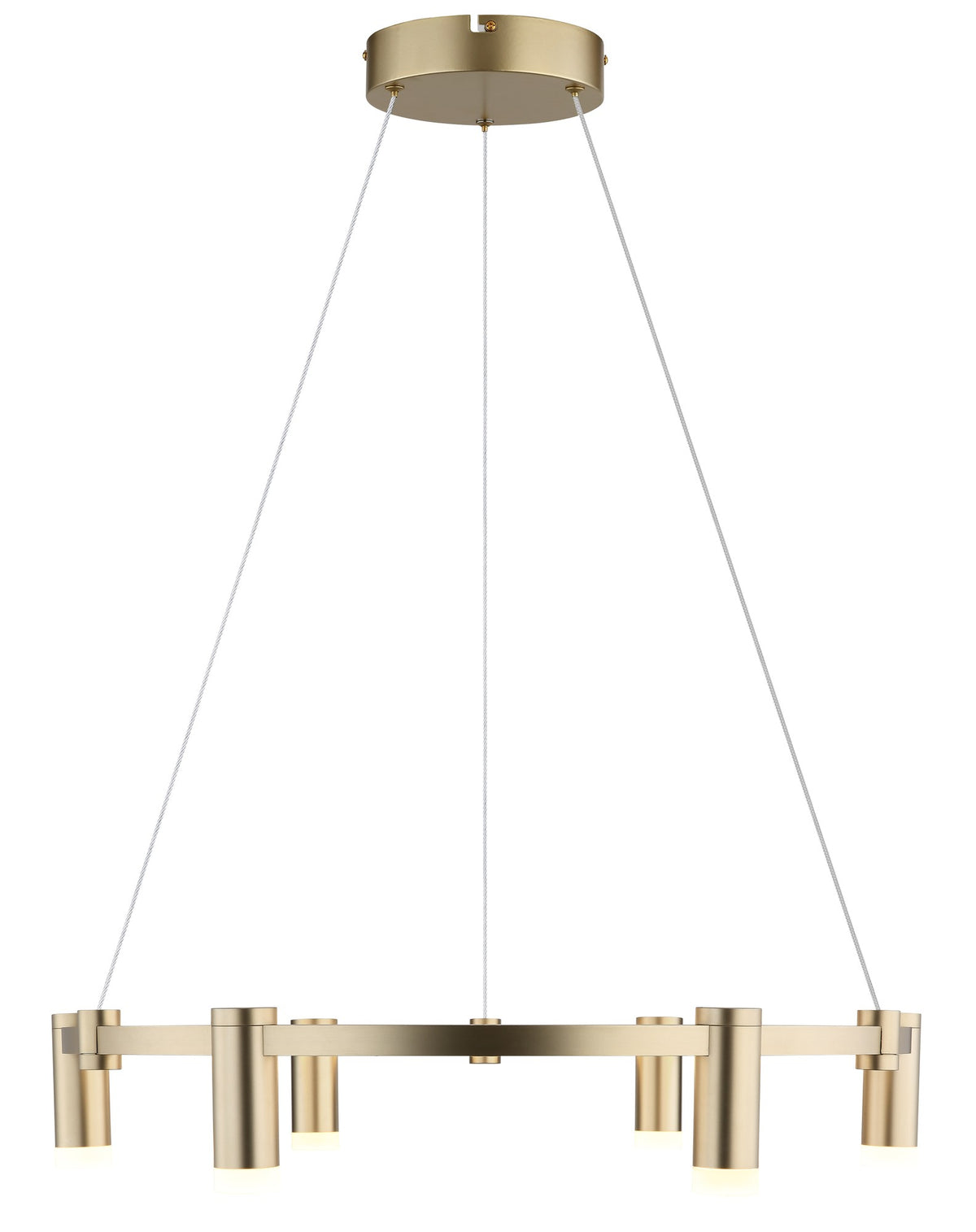 Lampada a sospensione LED metallica dorata charmante – immagine 5