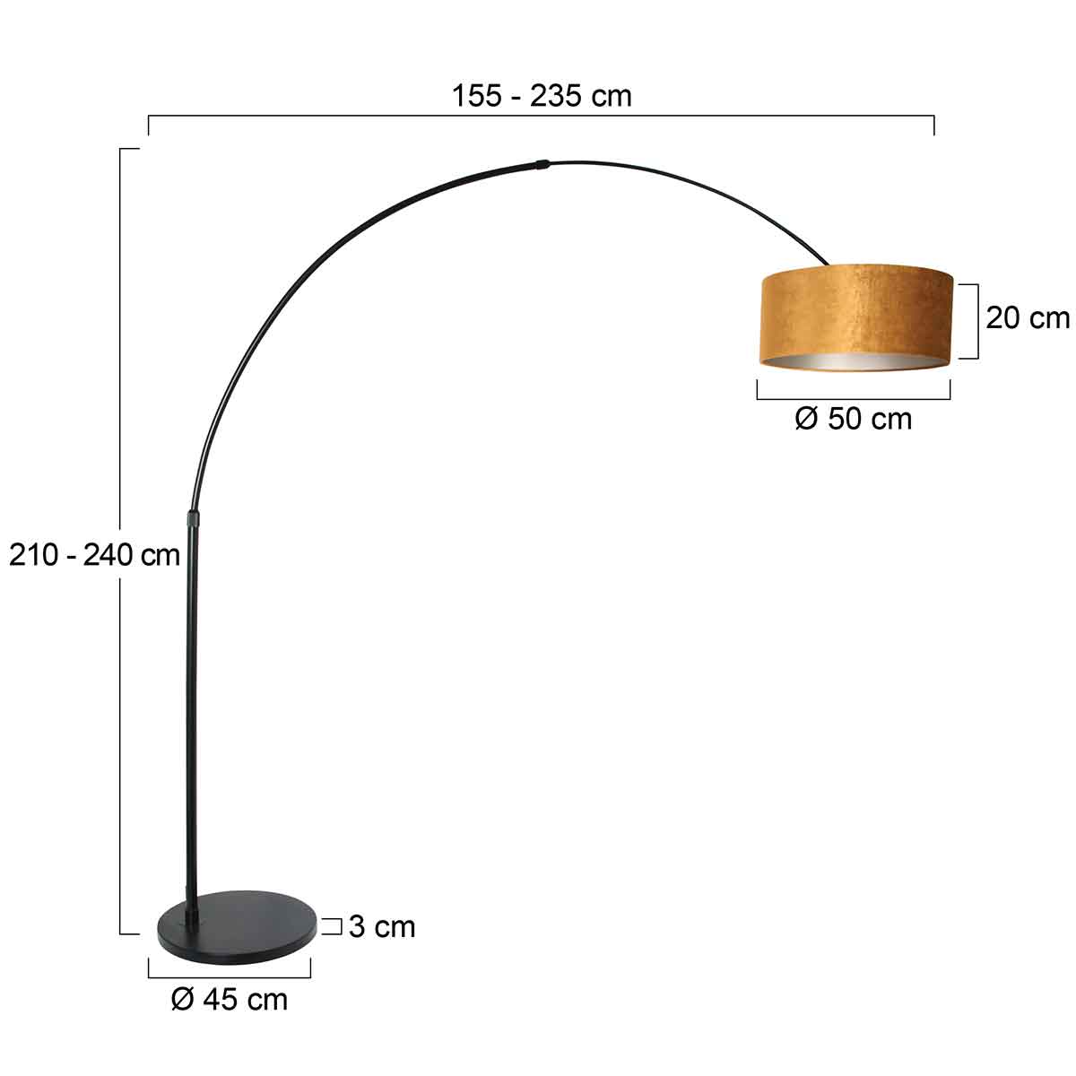 zwarte-booglamp-met-okergele-kap-steinhauer-sparkled-light-variant-image7