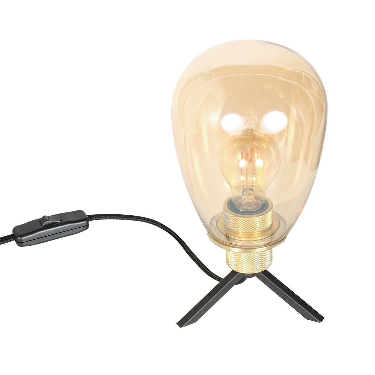 Steinhauer Reflexion Amber Glass Table Lamp – image 10