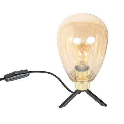 Steinhauer Reflexion Amber Glass Table Lamp – image 10