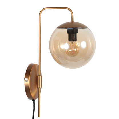 steinhauer-bollique-wandlamp-in-brons-met-amberglas-variant-image1