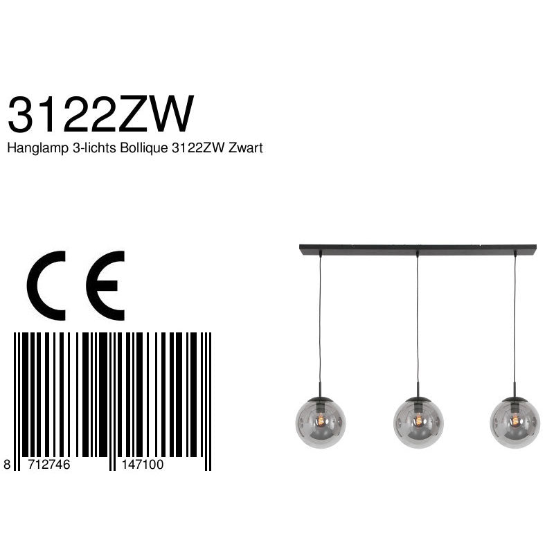 drielichts-zwarte-hanglamp-rookglazen-bollen-steinhauer-bollique-led-variant-image8a