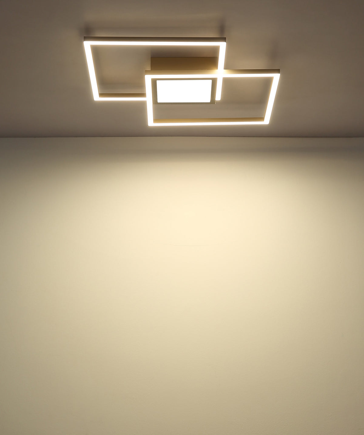 Pequeno plafon de metal LED na cor areia – imagem 6
