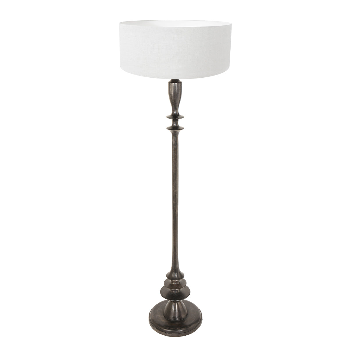 klassieke-zwarte-vloerlamp-witte-lampenkap-steinhauer-bois-main-image