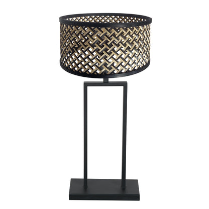 moderne-zwarte-tafellamp-met-rieten-lampenkap-steinhauer-stang-variant-image1