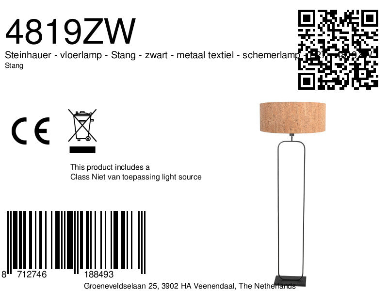 zwarte-vloerlamp-met-beige-kurkstructuur-lampenkap-50-cm-steinhauer-stang-variant-image8a