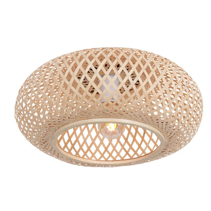 Stropné svietidlo z bambusu Anne Lighting Maze