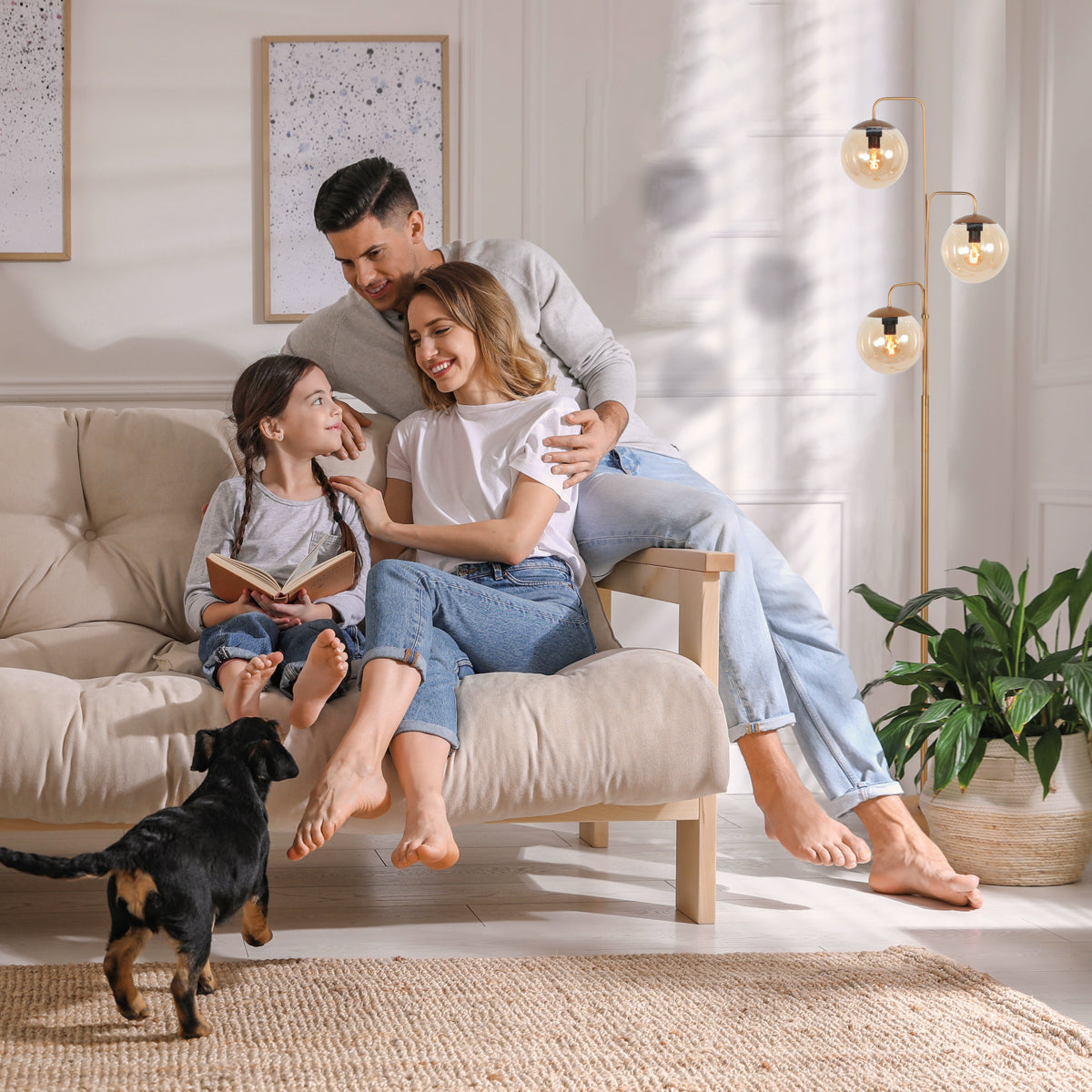 steinhauer-bollique-vloerlamp-met-drie-amberglazen-bollen-in-brons-variant-image2