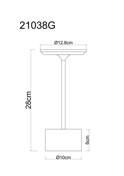 Lampada da tavolo LED in travertino grigio d'atmosfera – immagine 11