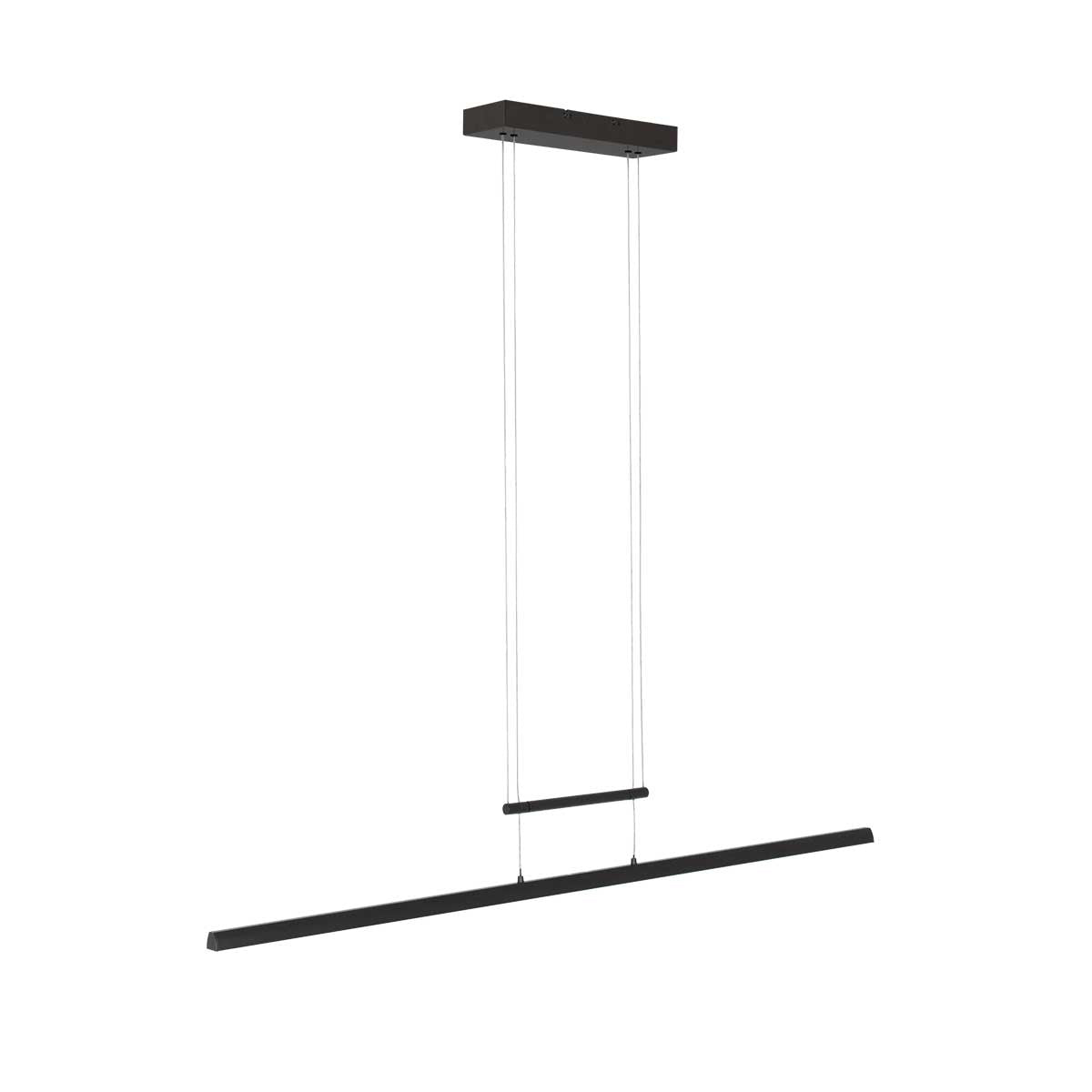 Lampada a sospensione nera in vetro Steinhauer Profilo – immagine 10