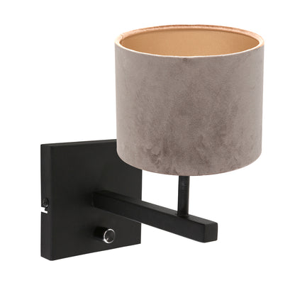 grijze-lampenkap-met-zwart-armatuur-steinhauer-stang-main-image
