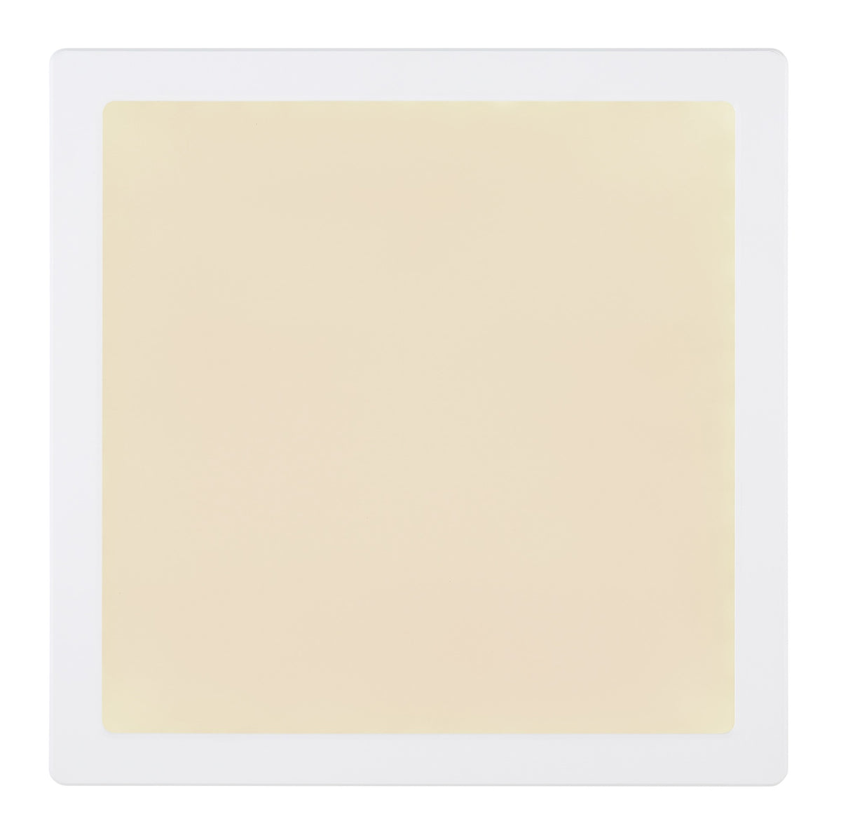 Grande lampada a soffitto LED in plastica bianca – immagine 3