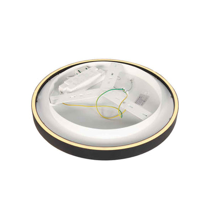 Черна LED плафониера Steinhauer Ringlux Ø30 см – изображение 6