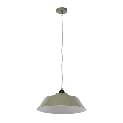 Zielona metalowa lampa wisząca Mexlite Nove – zdjęcie 10