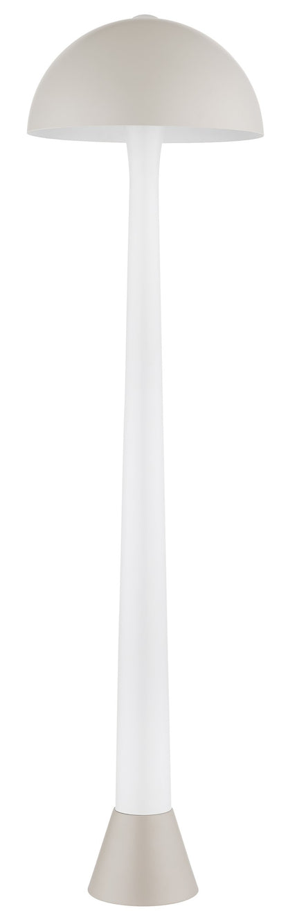 Suwena metalna podna lampa u boji pijeska – slika 1