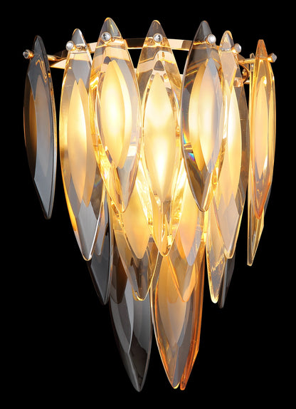 Aplique de cristal dourado acolhedor – imagem 3