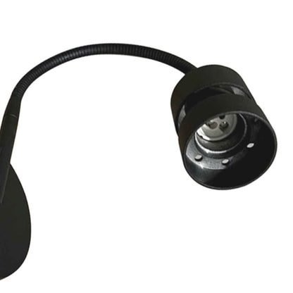 Czarna lampa ścienna z USB Mexlite Upround – zdjęcie 11