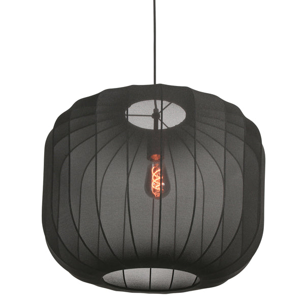 Anne Lighting Sable must ripatsvalgusti Ø55 cm